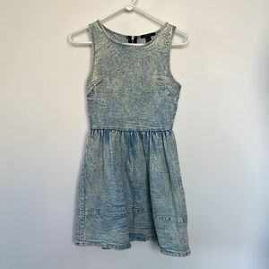Denim Skater fit and flare dress